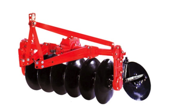 Power driven disc plough